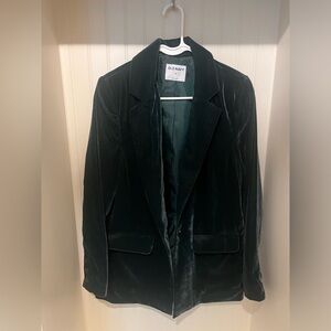 NWOT Unworn!!!! Forest green velvet Old Navy blazer!